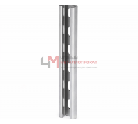 С-профиль оцинкованный перфорированный К108 40x20x2000-1,5 мм