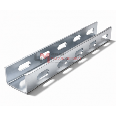 U-профиль горячеоцинкованный   К225 80x40x2500-1,5 мм перфарированный