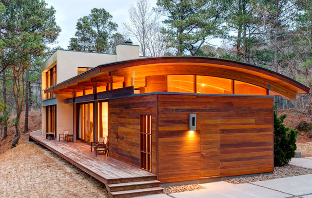 Арочный профнастил для навеса