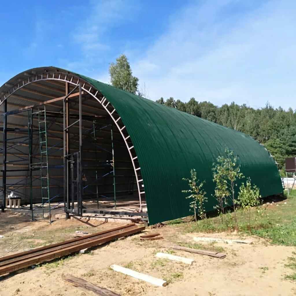 Арочный профнастил для стен и ограждений