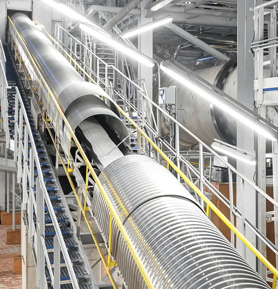 Арочный профнастил для укрытия конвейеров в Москве и Санкт-Петербурге