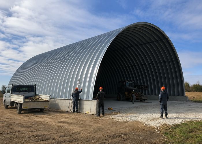 Профнастил Н60ПГ арочный продольной гибки для объектов Москвы