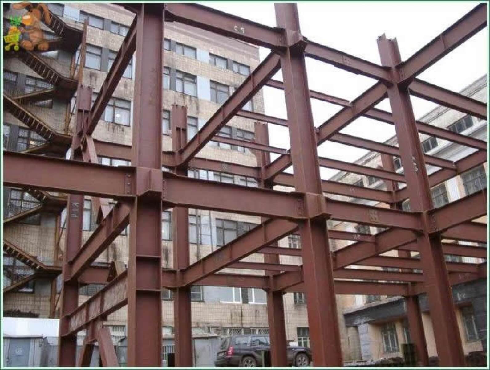 Каркас из низколегированного швеллера